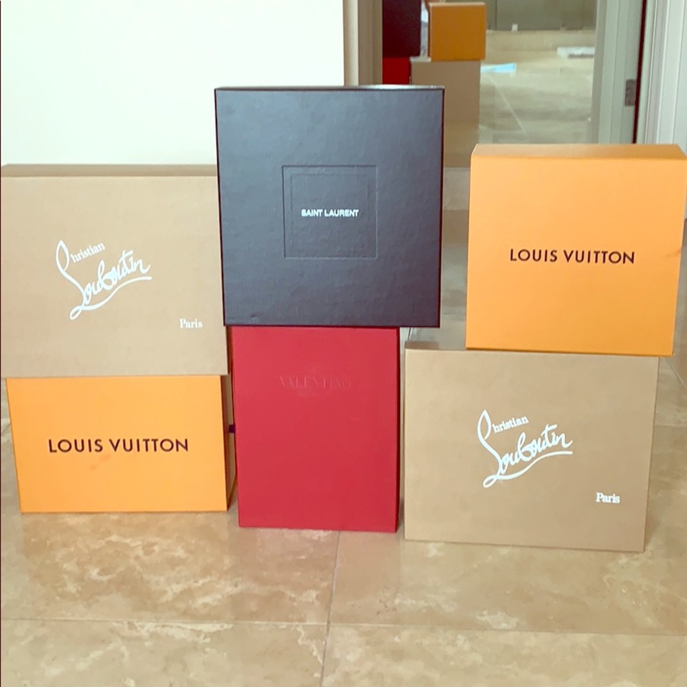 Empty designer boxes